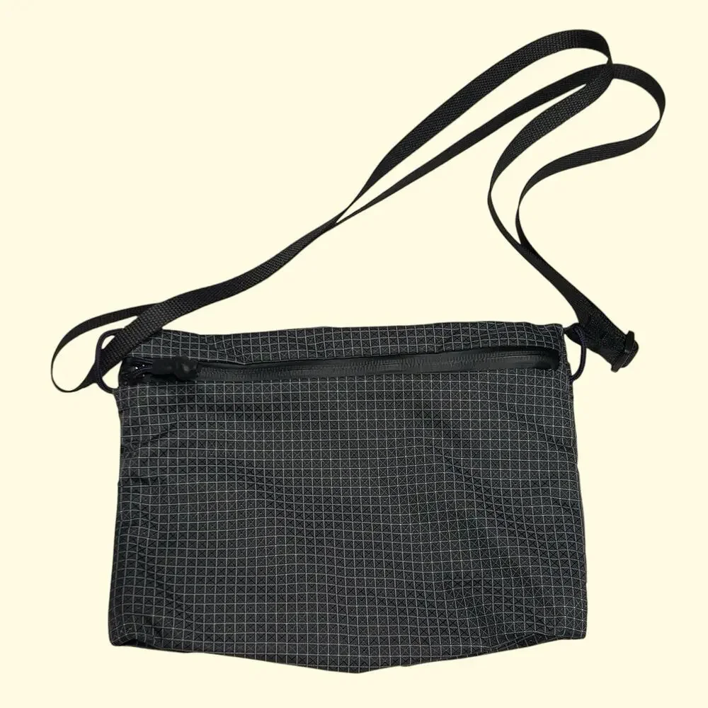 Bellroy Lite Sacoche Shadow Grid Shoulder Bag Crossbody Lightweight Travel Gray